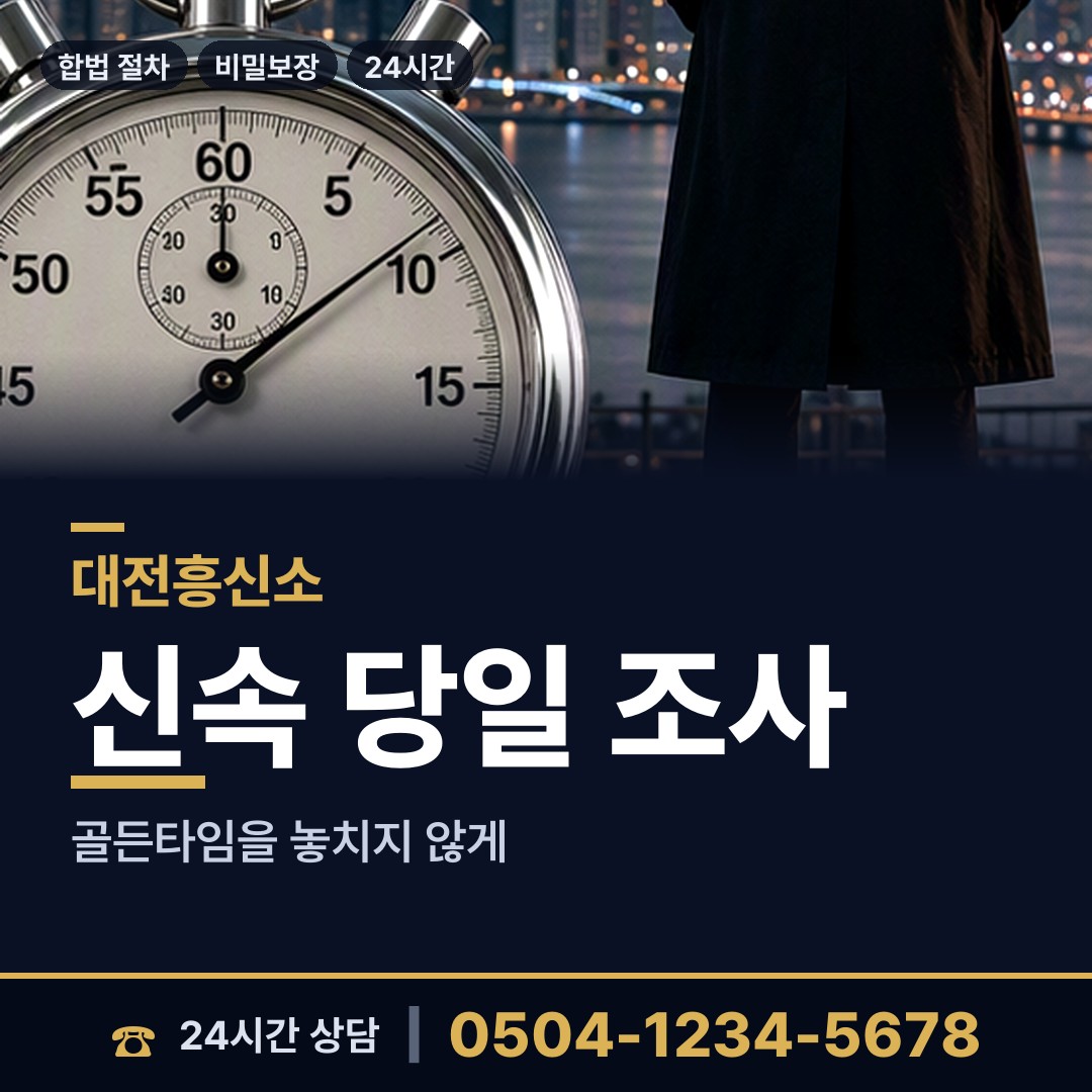 대전 복수동 흥신소의뢰 상담 안내